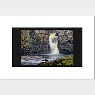 High Force Waterfall in North Pennines Posters and Art